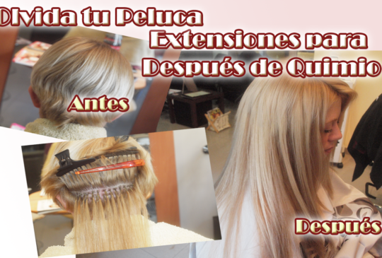 Como colocar extensiones en cabello muy corto